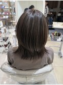 白髪ぼかしハイライト縮毛矯正ダブルカラー髪質改善30代40代50代