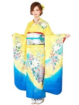 ゲッカビジン(GEKKABIJIN)&nbsp;レンタル振袖FS-39 34000円《東京着物レンタル/六本木月下美人》