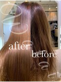 【酸熱トリートメント】サミートリートメント/Before&After
