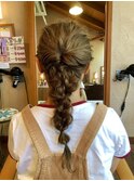 さりげなく、可愛い編みおろし!