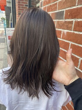 シェノン 梅田(CHAINON) マロンベージュ×小顔前髪カット