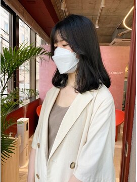 ローレンジウ(LOREN JU) 【髪質改善】地毛風カラー