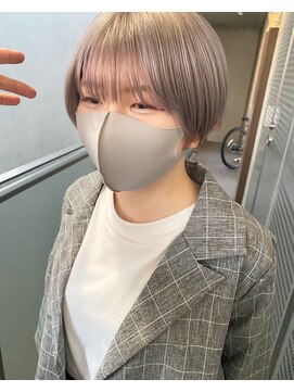 ガルボ ヘアー(garbo hair) #ガルボ#ハイトーン#エクステ#ブリーチ#髪カリスマ#10代#20代