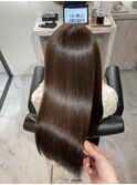 ベージュブラウン×Rr SALON Hydro XE TREATMENT
