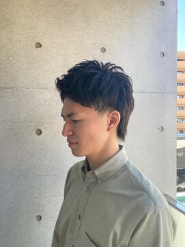 メンズサロン ウエストサイドカットクラブ(Men's West Side Cut Club) 2ブロック×パーマスタイル