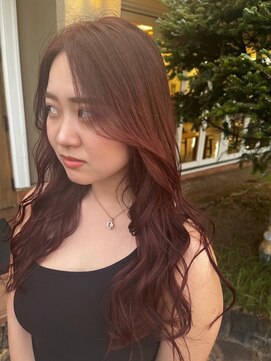 ヘアルーム フラット(HAIR ROOM flat) ブリーチ無しで叶う暖色カラー