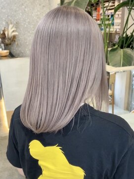 サンクプロジェクト(cinq PROJECT) ダブルカラーインナーカラーミルクティーベージュローライト韓国