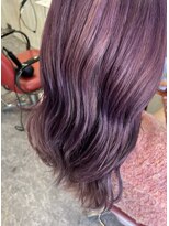 ロマンヤカタ ファース(ROMAN YAKATA fars) ブリーチ必須!パープルピンクカラー@田島(2024/6)