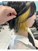 イエローイヤリングカラー