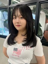 ニコ トウキョウ 渋谷(nico TOKYO)&nbsp;ロングレイヤー/レイヤーカット/グレージュ/地毛風カラー/渋谷