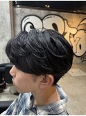 フェザーパーマフェザーショートニュアンスパーマシャドウパーマ
