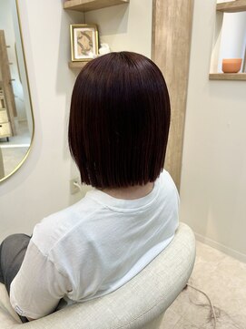 シア 綾瀬店(SHEER) 暖色カラー×ボブ