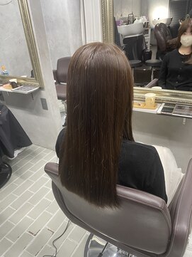 アヤメ 巣鴨店(ayame) 髪質改善_TOKIO_カラー_艶髪ストレート_巣鴨