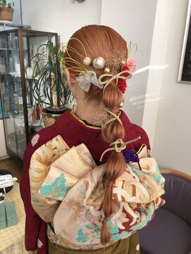 香芝美容室 成人式セット