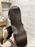 縮毛矯正ケアルーガ＋似合わせカット￥33000→ ￥22000