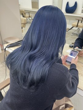 ニュート(Neut ) 青髪/寒色カラー/ネイビーブルー/初カラー/名古屋美容室