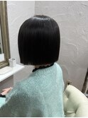 ボブ×髪質改善矯正