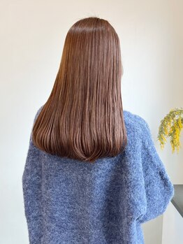 モーメント(a moment)の写真/TOKIOトリートメントで髪一本一本の毛先までなめらかな指通りに。圧倒的なうるツヤ感と上質な髪質に感動♪