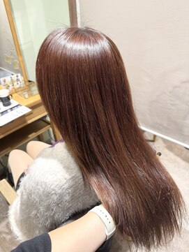 マーシュアトレ(marshu atre) ★ピンクブラウン×髪質改善カラー★みのはた