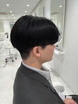 お客様style◯刈り上げ×センターパート