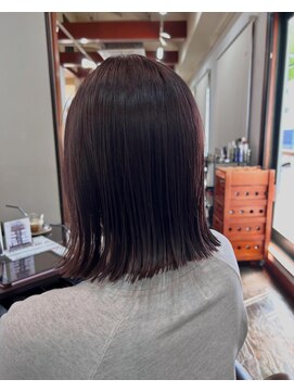 ラリュエル 江曽島店(La Ruelle.) 髪質改善　ラベンダーカラー