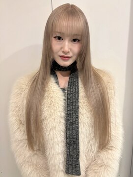 ペレ アネックス 大阪梅田茶屋町店(PELE ANNEX) ホワイトグレージュ/デジタルパーマ/チェリーブラウン/梅田