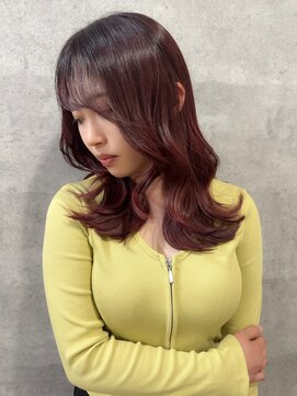 グロウバイニューヨークニューヨーク(Grow by NYNY) 【打越】ミディアム×カシスピンク