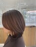 【メンテナンス】前髪カット＋リタッチカラー＋高濃度炭酸泉　