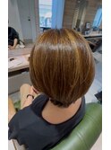 白髪ぼかしハイライト
