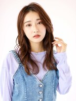 ガリカ 渋谷(Gallica)&nbsp;前髪長めのセンターパートにレイヤーで柔らかさを◎