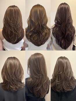 ムード(MOOD,)の写真/【軽やかな動きと立体感を演出するロングヘア】毛先まで美しく、まとまりやすく扱いやすいスタイル*[銀座]