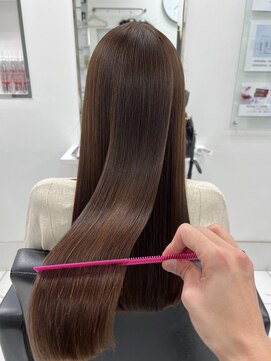 ヘアーリラクゼーション ティーノ(Hair relaxation tino) サラ艶なストレート
