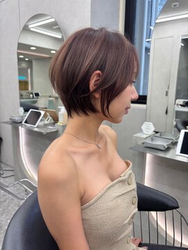 アスター 天神大名店(Aster) マロンベージュ/ショート/前髪/レイヤー/髪質改善/縮毛矯正/天神
