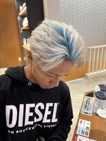 サラビューティーサイト 志免店(SARA Beauty Sight) 【Haru】ブリーチカラー/フェザーショート/ホワイトカラー