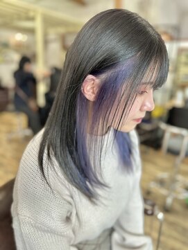 ラウラアンドロー(LAURA&RO) ミルクティーベージュダブルカラーインナーカラーケアブリーチ