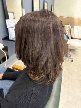 ハイライト/レイヤーカット/水素カラー