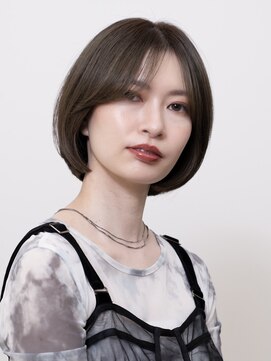 ◇柔らかい内巻きボブ/まとまる/フィットする/シアーな前髪/20代