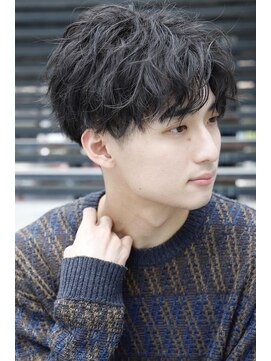 リップス 心斎橋(LIPPS) 【縦落ちソフトツイスパ】　コンマバング