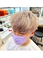 ハイレート ウニクス川越店(Hairate) 【Hairate本川越】ホワイトシルバーメンズカラー