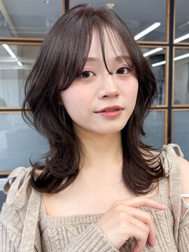 ソア 渋谷(soar) 大人韓国くびれミディ◎髪質改善×暗髪レイヤー