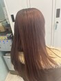 アグ ヘアー ショコラ梅田2号店(Agu hair chocolat) 春っぽく肌なじみの良いブリーチなしでできるピンク系