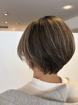 アズールサン 草加西口店(azule-sun)&nbsp;ハイライトカラー,シルバーベージュ,ショート【草加】