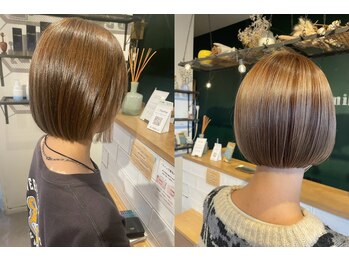 アミィヘアー(Ami Hair)の写真/柔らかい質感で引き出すショートの魅力◎骨格に合わせたカットでスタイリングもバッチリ！[熊谷]