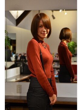 ピースリーヘア バイ カーサ(peathree.hair by CASA) ツヤ×軽ボブ