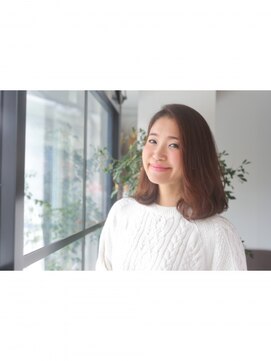 フレイムス ヘアアンドリラックス 東川口店(Frames hair&relax) 鎖骨レングス　ワンカールボブ