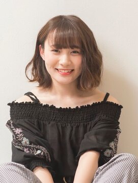 ナンプウ(Nanpu) 切りっぱなし、ナチュラル外ハネボブ♪