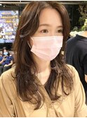ウルフカット#ウルフパーマ#くびれミディ#前髪なし#20代30代40代