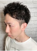 アップバングショート