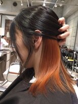 アース オーセンティック 三鷹店(EARTH Authentic)&nbsp;ミディアム×オレンジインナーカラー