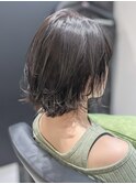 Aラインボブ×フェザーボブ×シースルーバング